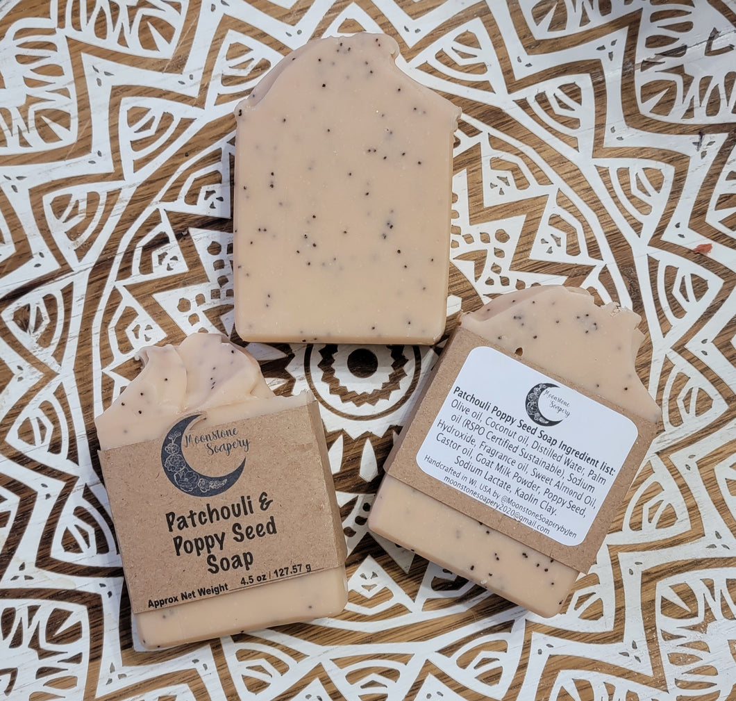 Patchouli Poppyseed Soap