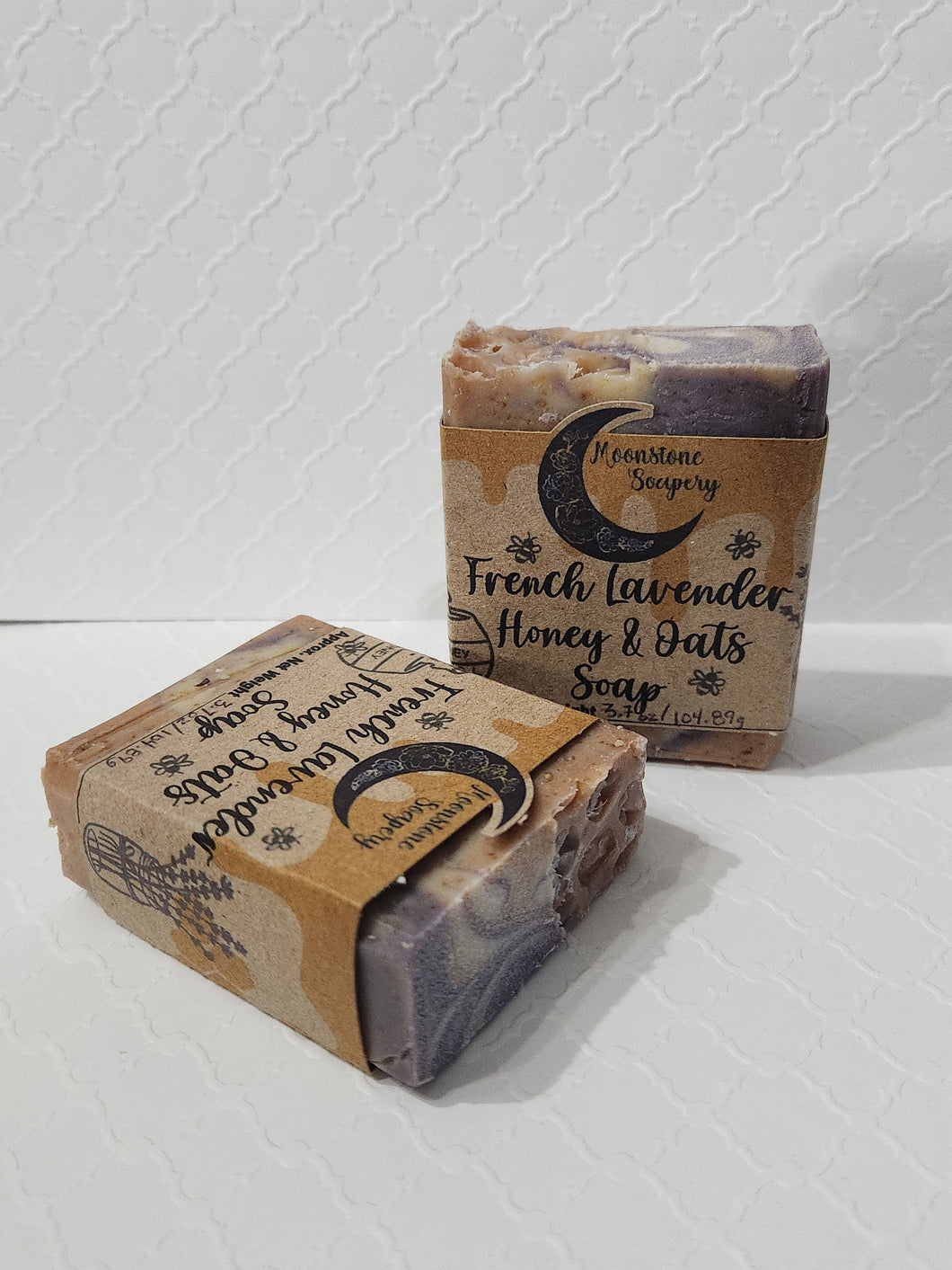 French Lavender Honey & Oats Slim Soap