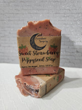 Load image into Gallery viewer, Sweet Strawberry Poppyseed Soap
