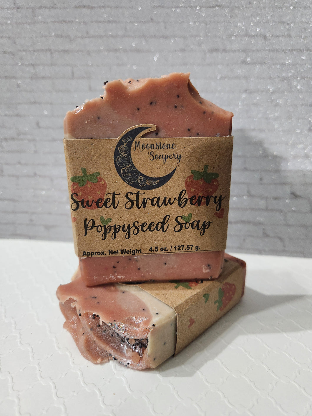 Sweet Strawberry Poppyseed Soap