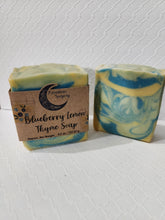 Load image into Gallery viewer, Blueberry Lemon Thyme Soap
