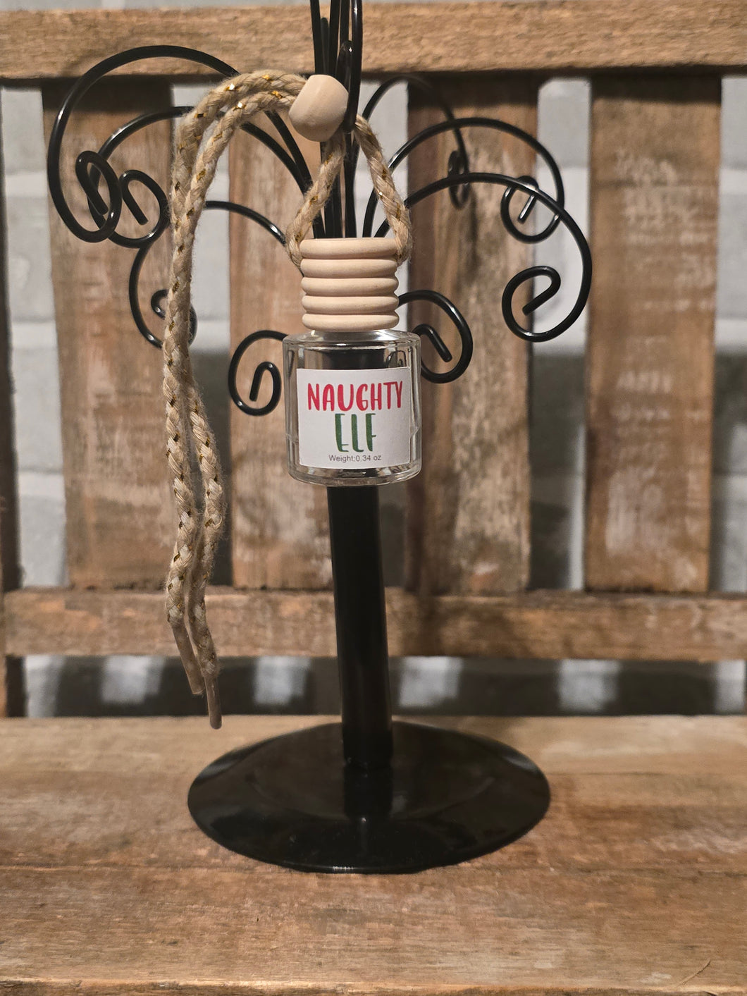 Naughty Elf Scented Car Diffuser